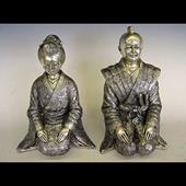 Samurai par - Antik Sølv - klik og se flere detaljer på denne vare