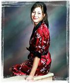 Satin kimono - rød, X-large - klik og se flere detaljer på denne vare