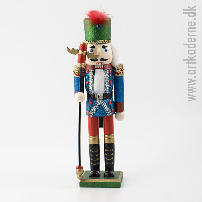 Nutcracker Eventyr soldat (Guldforstøvet) - UDSOLGT - klik og se flere detaljer på denne vare