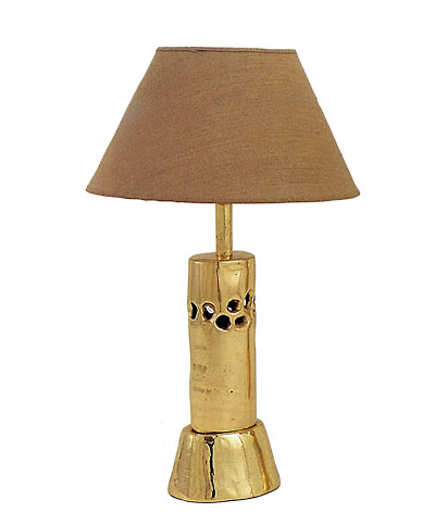 Bordlampe i messing, Oval - klik og se flere detaljer på denne vare