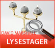 Lysestager, Olielamper, Kæmpe lysestager, Fyrfadsstager, lysestager til kuglelys - fra David Marshall design