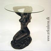 Havfrue lampebord i bronze - klik og se flere detaljer på denne vare