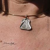 Owl Halssmykke i sølv, Satin - klik og se flere detaljer på denne vare