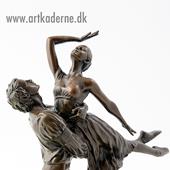 Ballet danser par i bronze - klik og se flere detaljer på denne vare