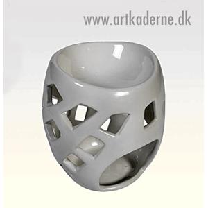 Duftlampe i hvid Keramik - klik og se flere detaljer på denne vare